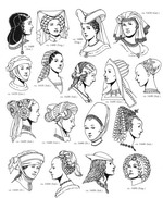 coloring page Clothing of the Renaissance